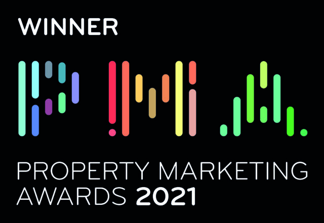 Badge for Winner at the Property Marketing Awards 2021