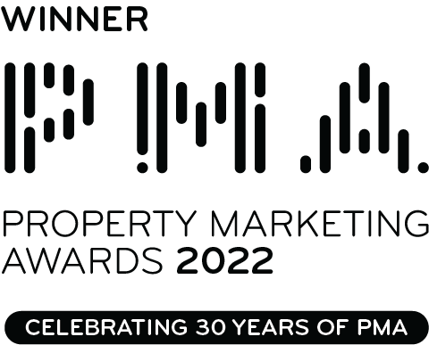 Badge for Winner at the Property Marketing Awards 2022