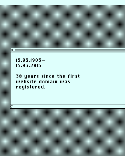 First Domain registered.